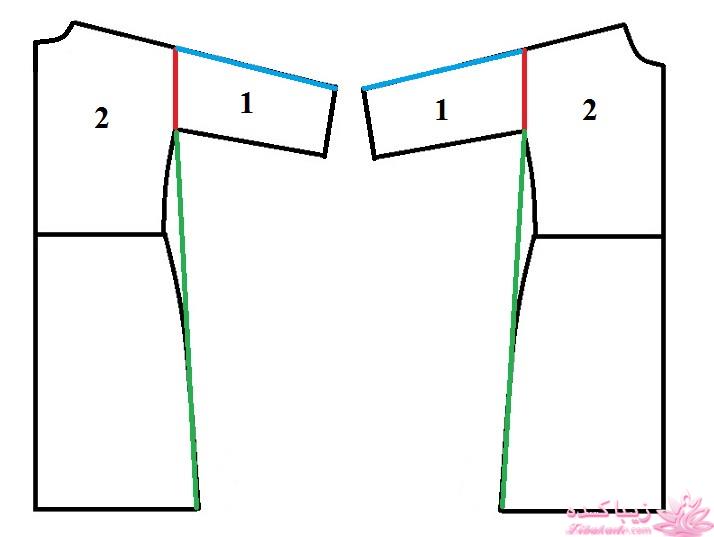 آموزش دوخت مانتو